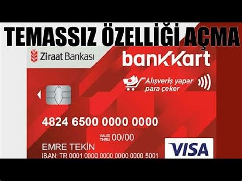 Bankkart temassız ödeme açma